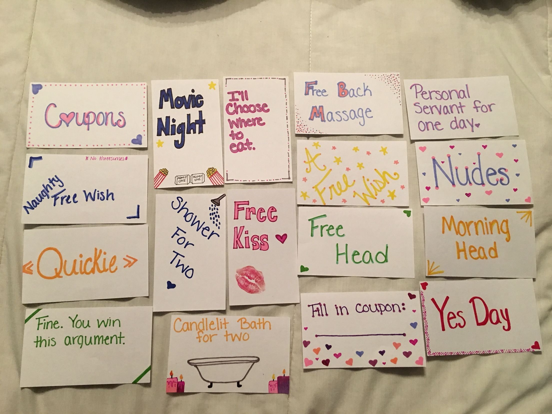 10 Great Coupon Book Ideas For Boyfriend 2023