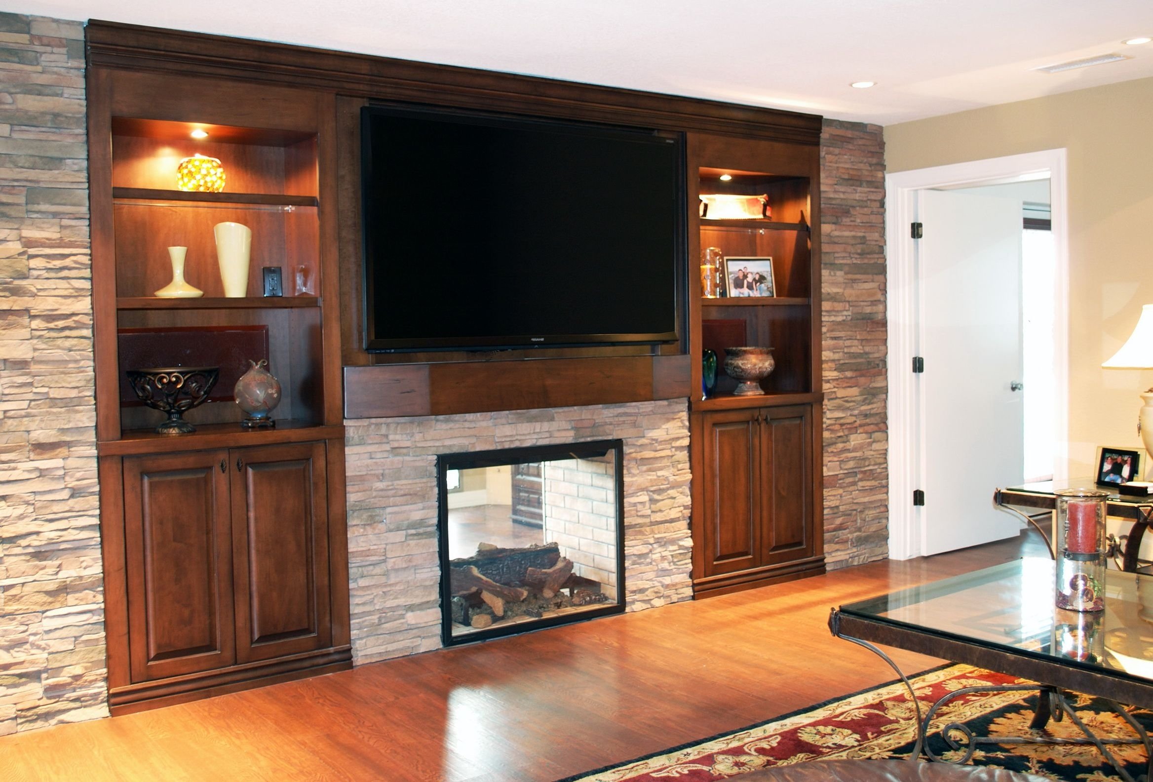 Living Room Entertainment Center Ideas With Fireplace