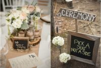 wedding ideas : cheap rustic wedding decor. wedding table