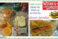 what's for lunch? | cold lunch ideas on the go | gradysmom - youtube