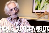 when a screenwriter has 5 minutes to pitch a movie idealarry