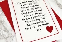 when we met' personalised anniversary cardjenny arnott cards