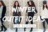 winter outfit ideas for school - youtube