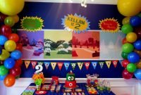 yo gabba gabba birthday party centerpieces archives - decorating of