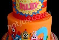 yo gabba gabba cake and sweets for riley - cakecentral